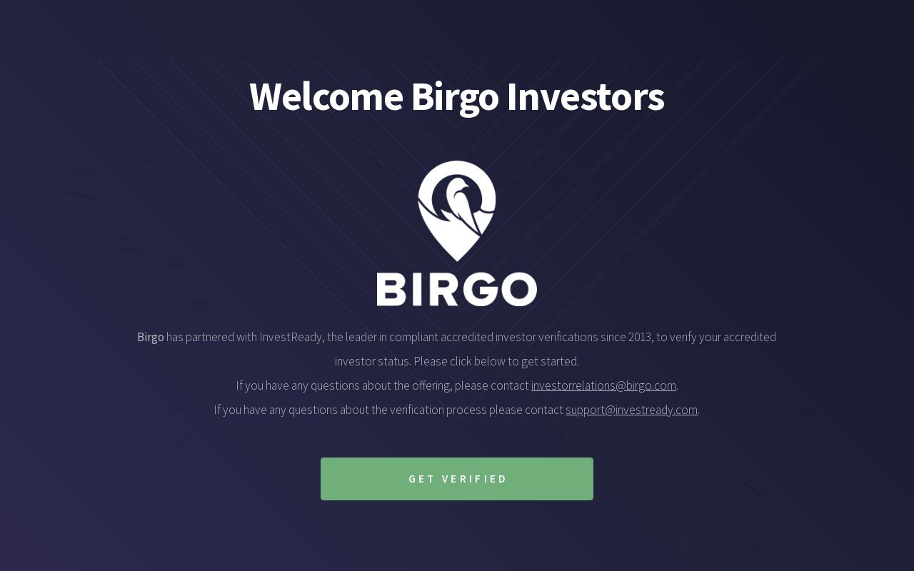 Investready | Birgo